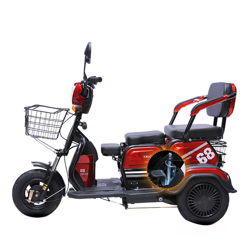 Best Selling 3 wheel electric scooter motorcycle big power 600w trike 60v other motorized tricycles triciclo electric tricycles