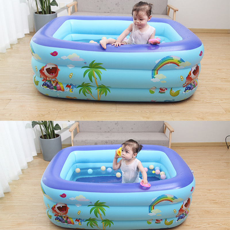 Folding kids supplies pvc pool glass hinge blue and white membrane inflatable pool float lounger black degree glass wall