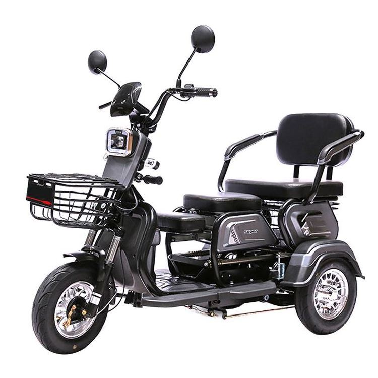 New Style Double Seat Adult 3 Wheel Bicycle Electric Tricycles tricycle electric bike For Elder