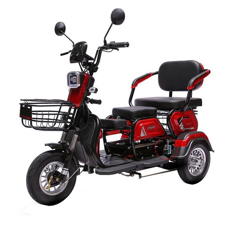 New Style Double Seat Adult 3 Wheel Bicycle Electric Tricycles tricycle electric bike For Elder