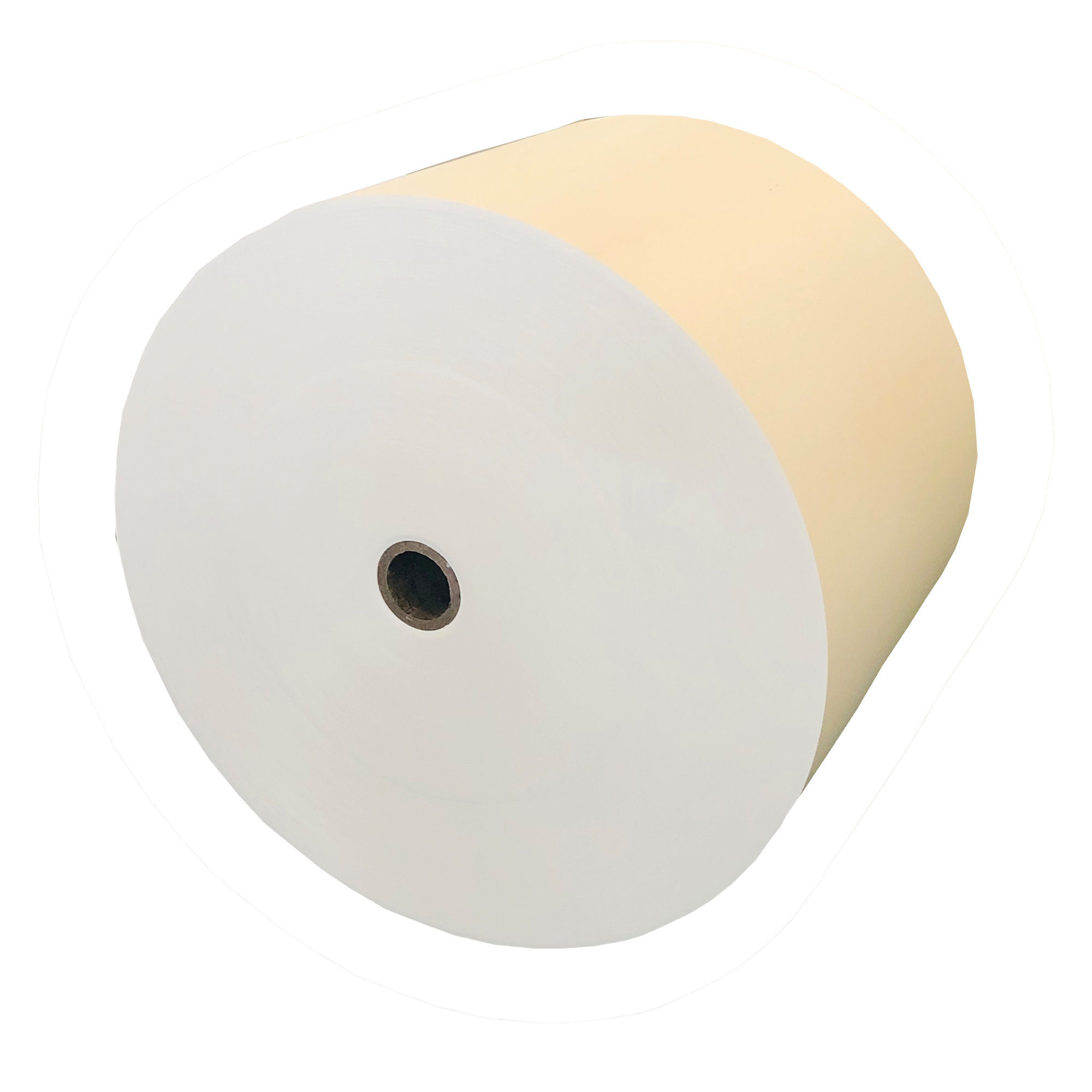 pe coated paper roll for paper cups Coated paper by 100% biodegradable material PLA for cups/bowls  for flexo printing