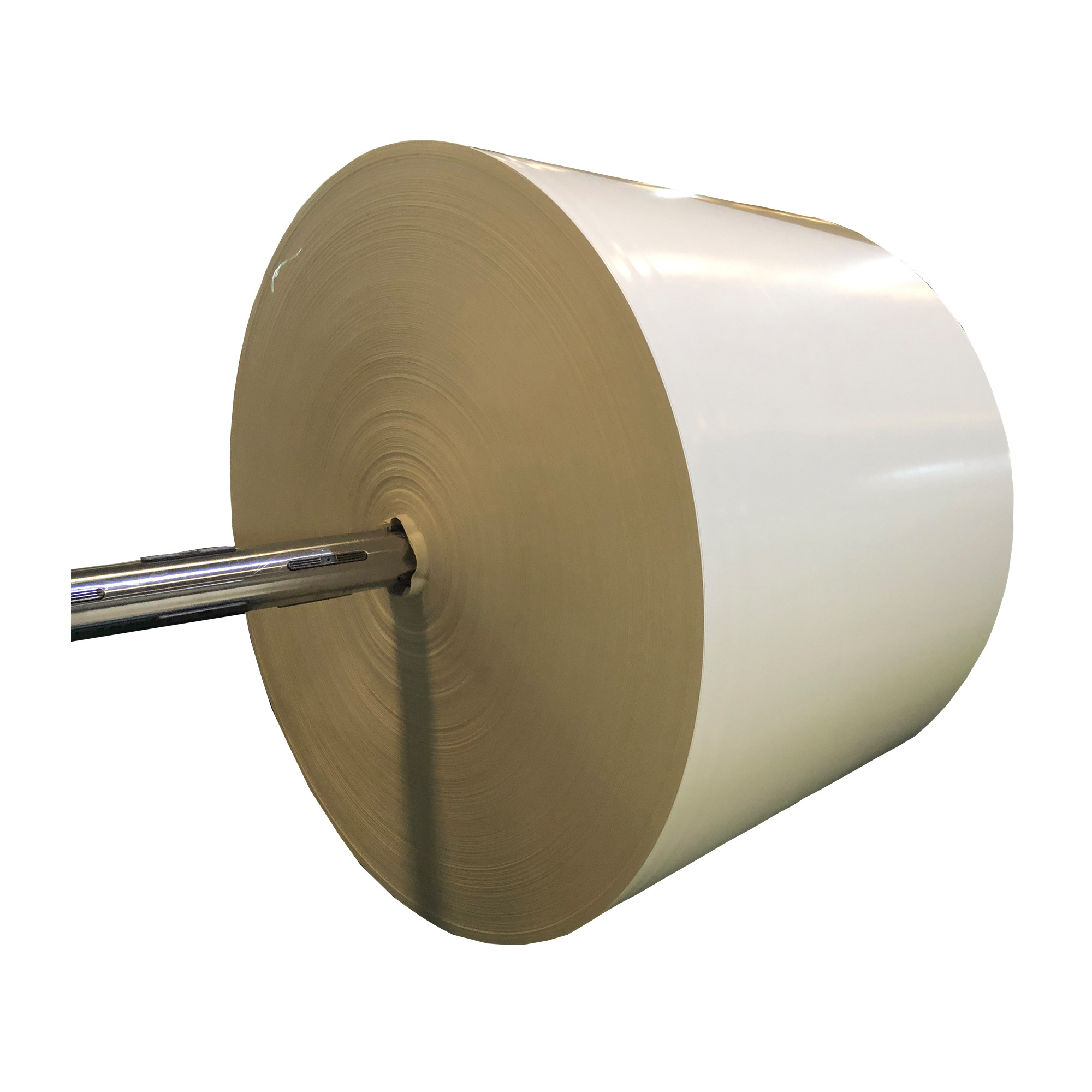 pe coated paper roll for paper cups Coated paper by 100% biodegradable material PLA for cups/bowls  for flexo printing