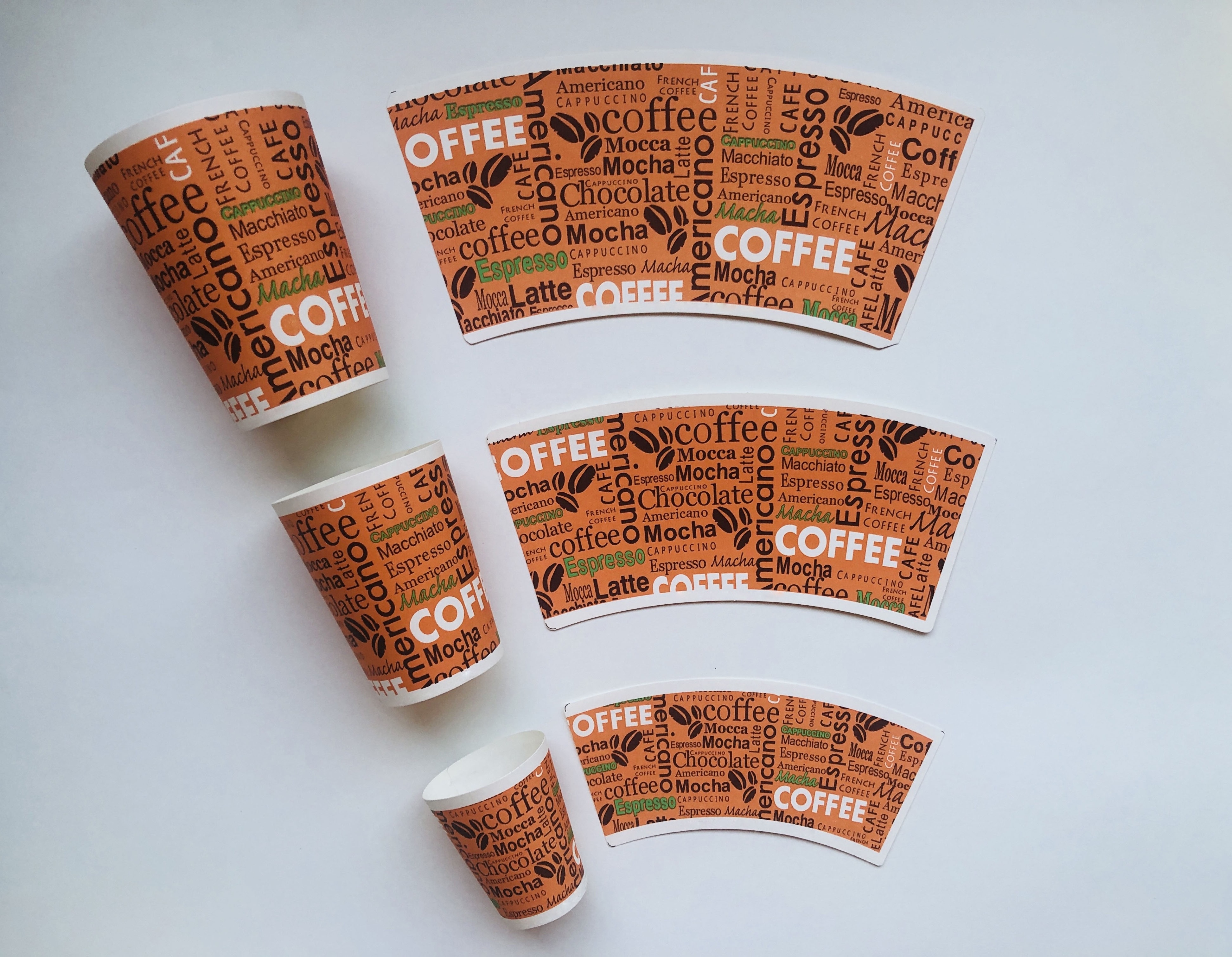 Factory Custom Food Grade 6oz 12oz Printed PE Coated Paper Cups 200 GSM Paper Cups Fan Beverages Food Premium Quality Paper