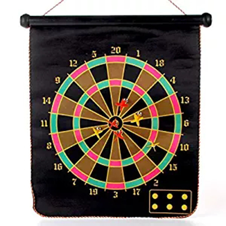 shooting target game custom magnetic dartboard with plastic wing darts and sticky balls for kids dart toy