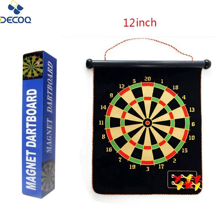 shooting target game custom magnetic dartboard with plastic wing darts and sticky balls for kids dart toy