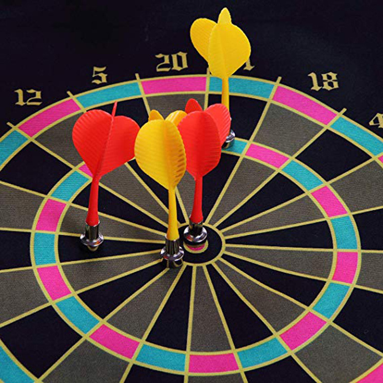 shooting target game custom magnetic dartboard with plastic wing darts and sticky balls for kids dart toy