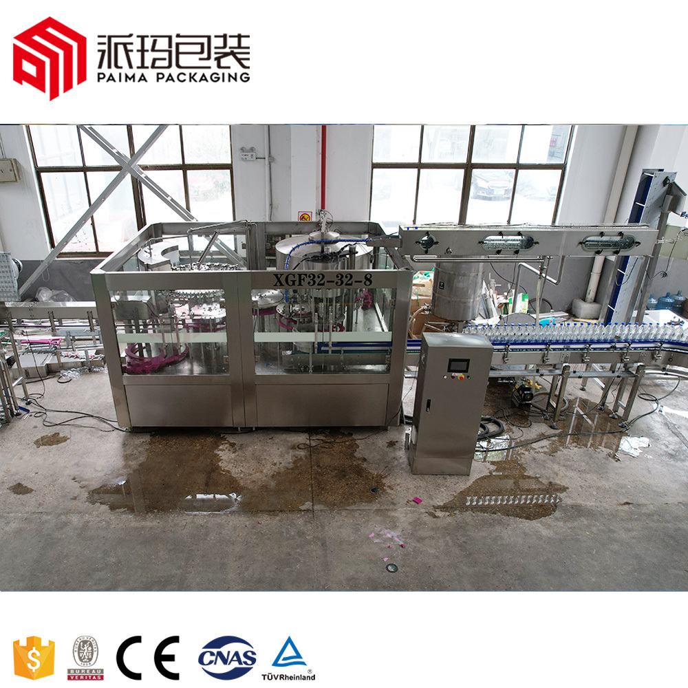 Factory Price Automatic Filling Small Scale Pure Drinking Spring Mineral Water Bottling Machine