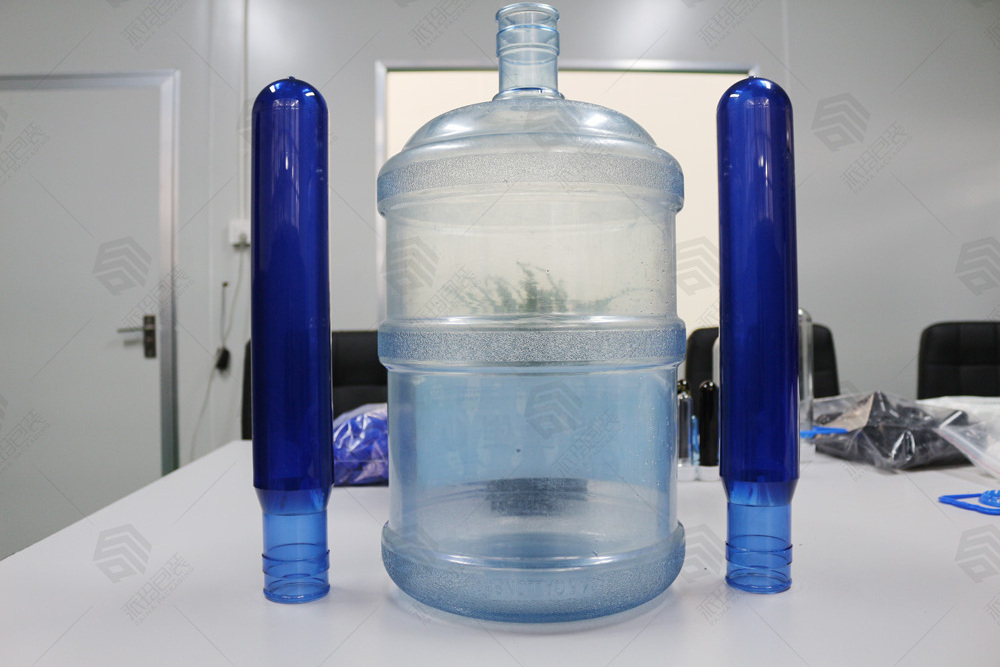 Free Sample 700G 750G 55mm Neck 19L 20L Plastic PET 5 Gallon Bottle Preform / 19 Litre 20 Liter 5Gallon Water Bottle PET Preform