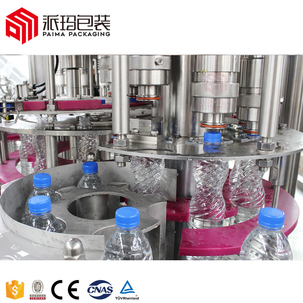 Factory Price Automatic Filling Small Scale Pure Drinking Spring Mineral Water Bottling Machine