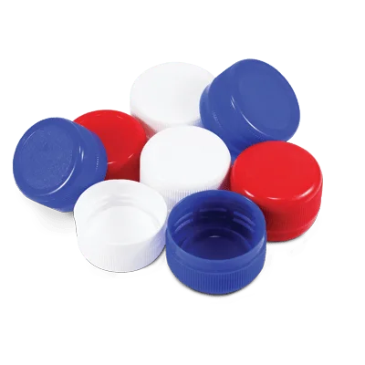 20mm 24mm 28mm sauce bottle lid 24/410 Ribbed wall PP white plastic bottle screw caps with foam liner