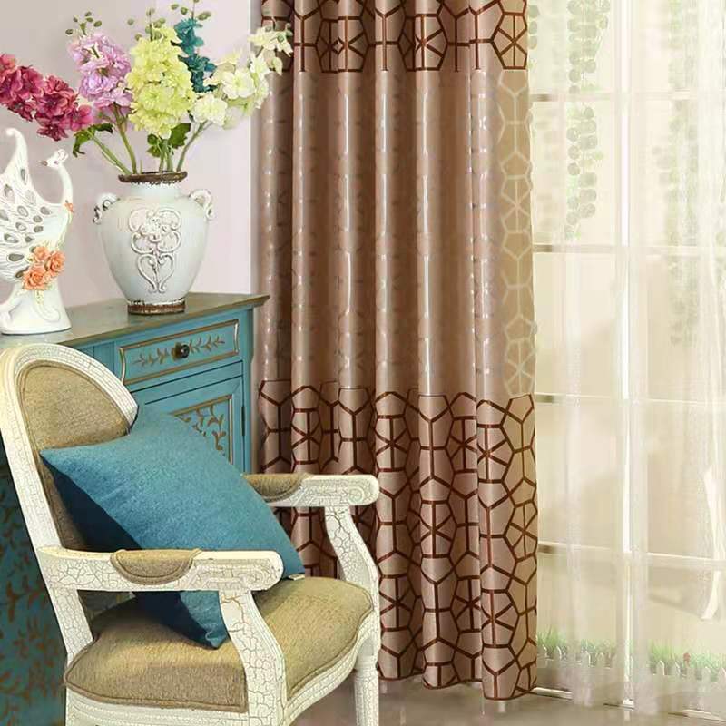 Hot sell european style polyester design custom curtain for kid bedroom