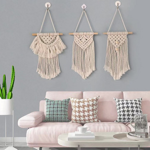 handmade diy macrame feature shelf walltapestry wall hanging decor shelf 1 tier