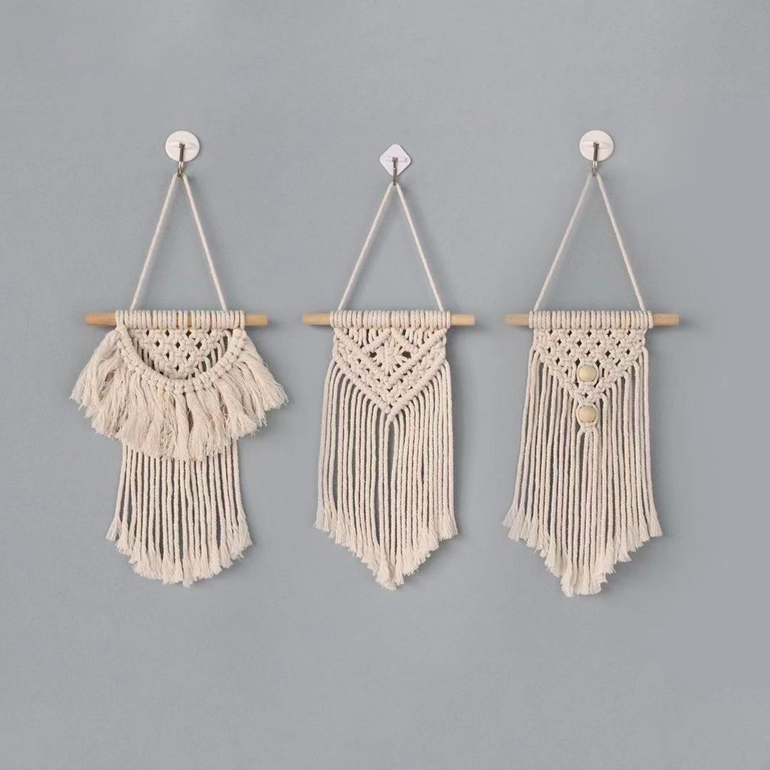 handmade diy macrame feature shelf walltapestry wall hanging decor shelf 1 tier