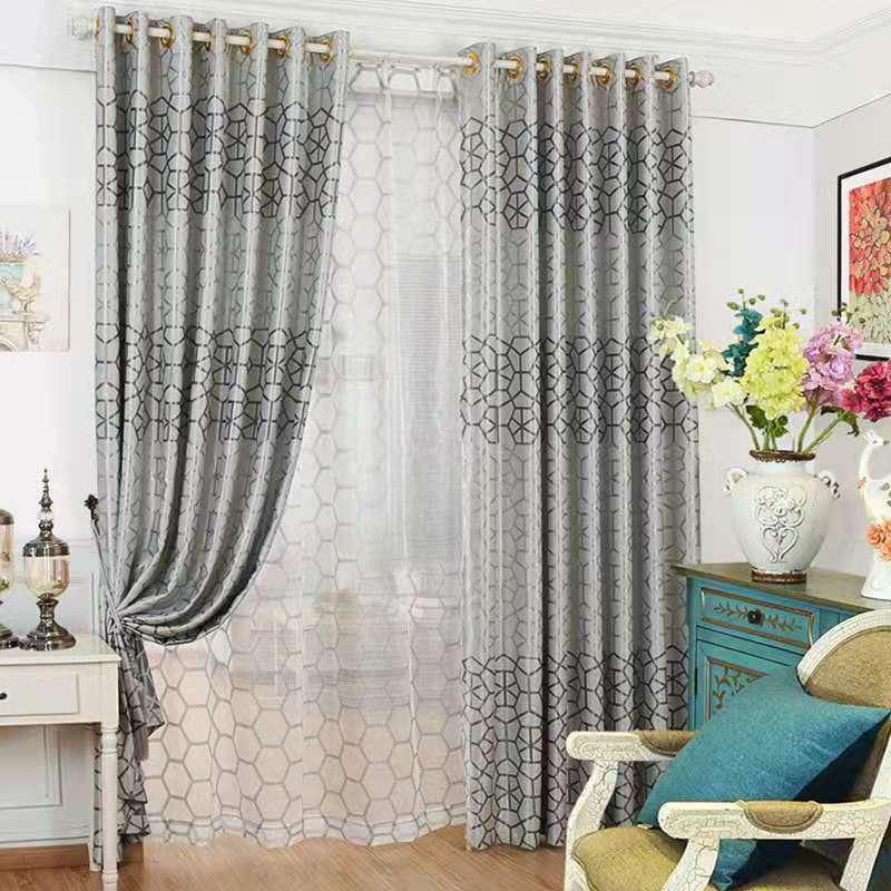 Hot sell european style polyester design custom curtain for kid bedroom