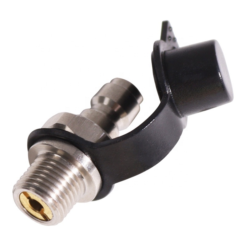 1/8 NPT one way valve fill nipples PCP Paintball 1/8BSPP Thread Pneumatic Quick Coupler Male Plug 8MM