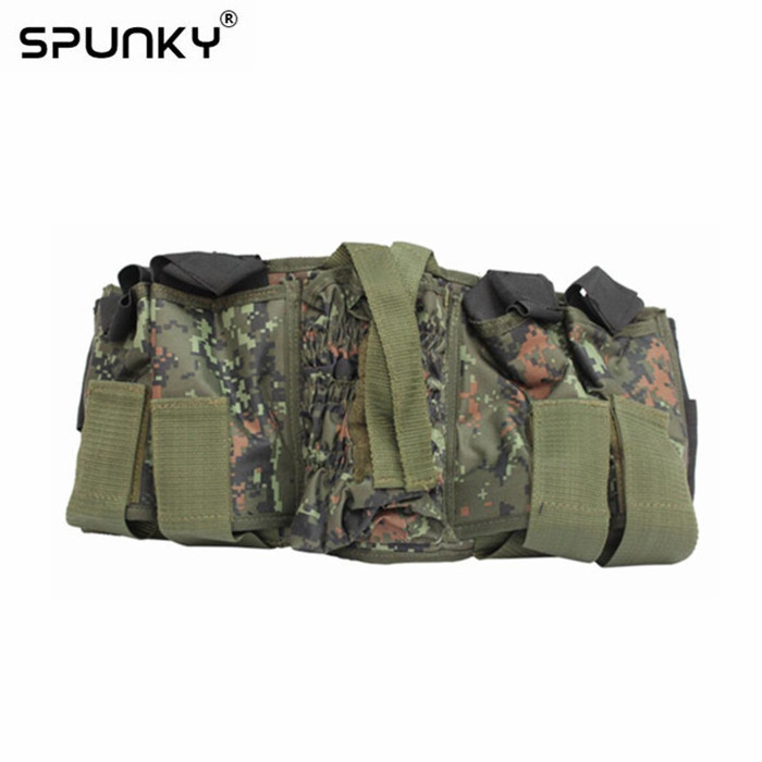 4+1 Pod and Tank Paintball Harness with Body Wrap