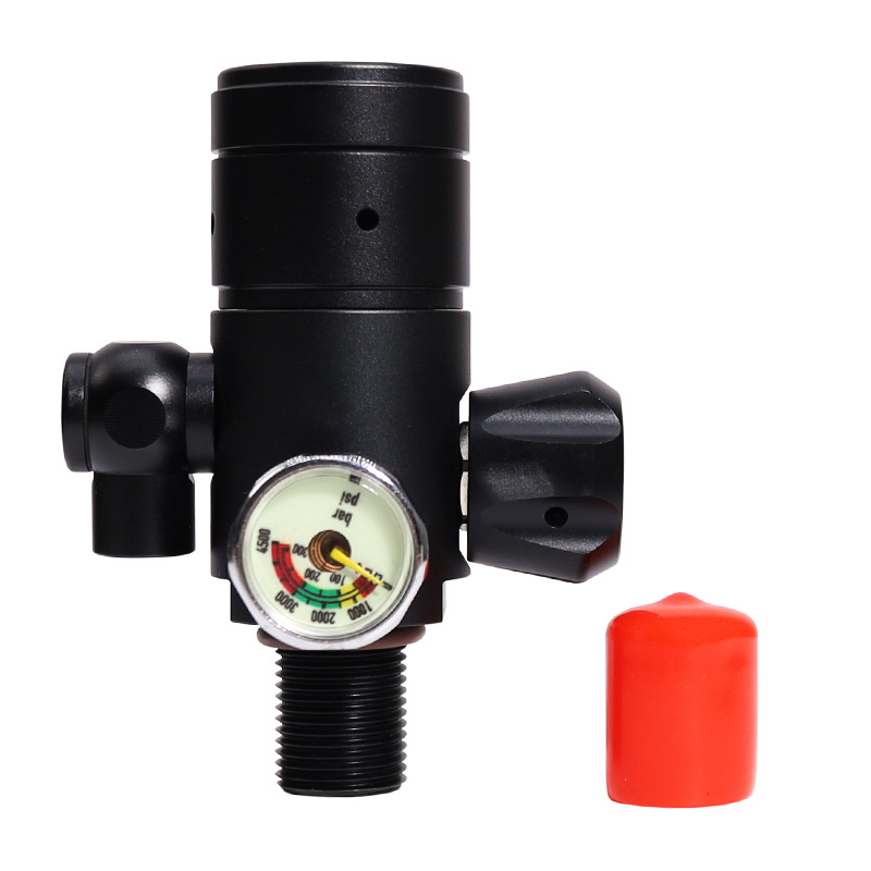 200bar PCP SCBA Diving Valve M18x1.5 3000PSI First Level Pressure Reducing Valve For Diving Oxygen Cylinder