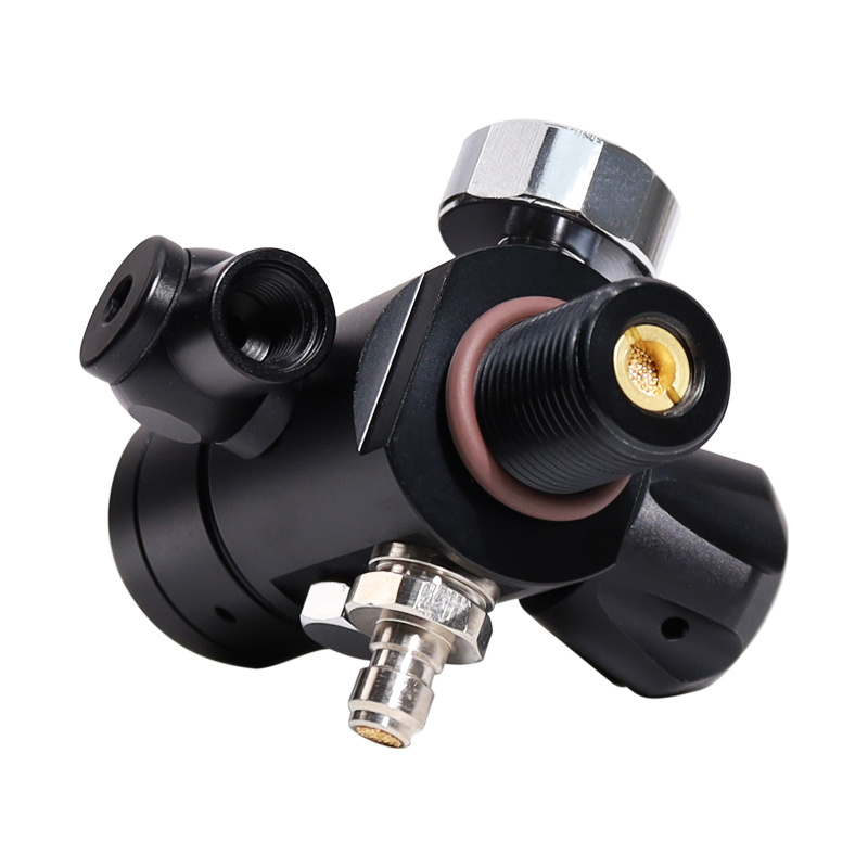 200bar PCP SCBA Diving Valve M18x1.5 3000PSI First Level Pressure Reducing Valve For Diving Oxygen Cylinder