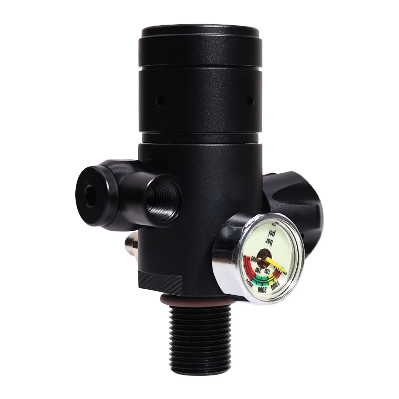 200bar PCP SCBA Diving Valve M18x1.5 3000PSI First Level Pressure Reducing Valve For Diving Oxygen Cylinder