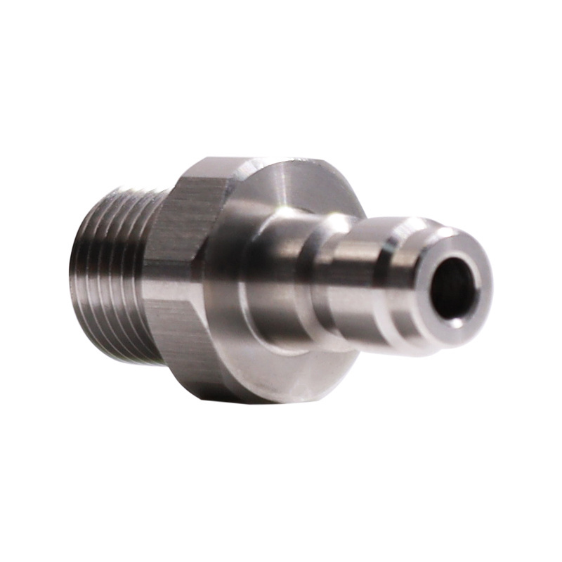 Male Thread M11*1 or M12*1 Stainless Steel Paintball PCP Charging Hose EXTENDED Quick Coupling Socket with 8mm Nipple Nozzle