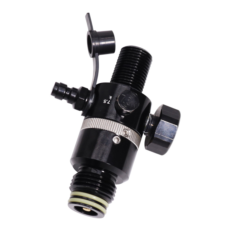 New Rotatable Paintball Dual O-rings Regulator PCP Paintball Tank Regulator 5/8-18UNF Thread Low Pressure Valve 450PSI