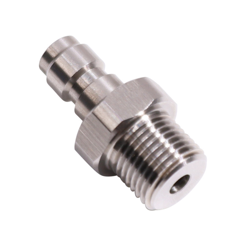 Male Thread M11*1 or M12*1 Stainless Steel Paintball PCP Charging Hose EXTENDED Quick Coupling Socket with 8mm Nipple Nozzle