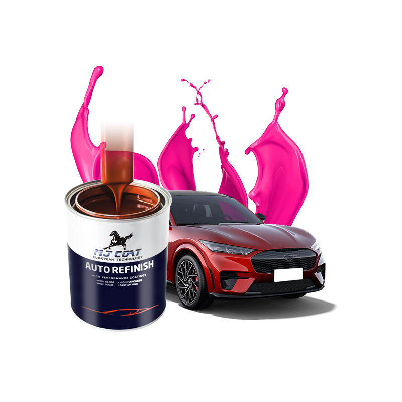 Water Based 2K Gloss White MJ Coat 2K UV Resistant High Gloss Color Base Coat For Car Paint.