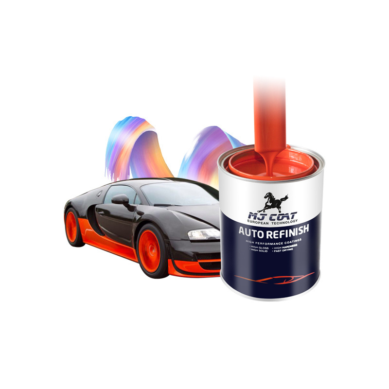 Factory Direct Sales Car Repair Paint  1K2K Base Coat Car Refinish Paint Green Color Automotive Paint