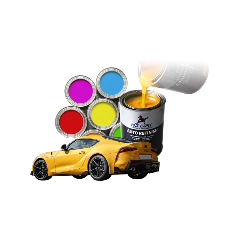 High Gloss 2K Clear Coat Transparent Automotive Car Paint Supply Refinishing Repair Auto Paint Clear Coat