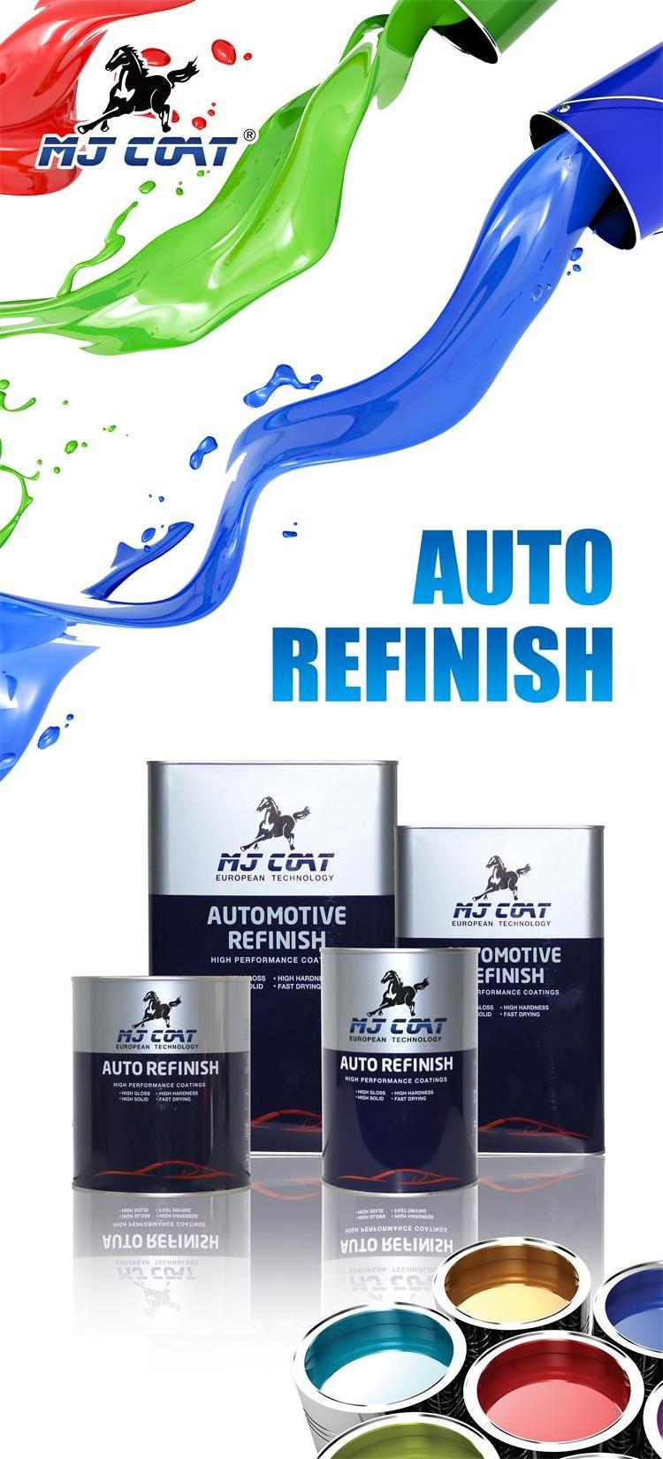 High Gloss Spray 2K Heat Resistant Auto Car Paint Automotive Clear Coat For Repair Paint