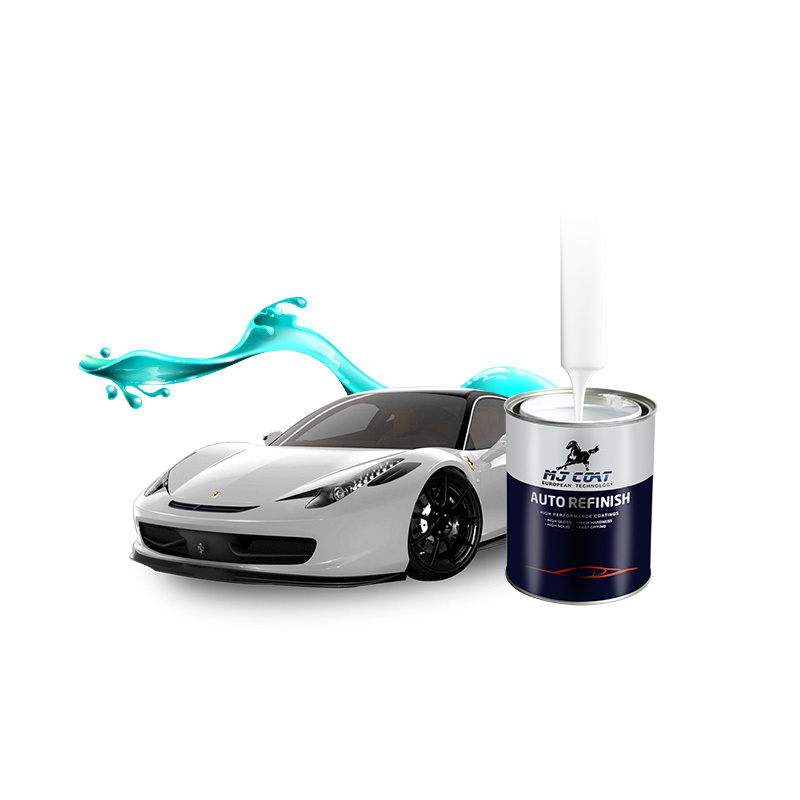 Water Based 2K Gloss White MJ Coat 2K UV Resistant High Gloss Color Base Coat For Car Paint.