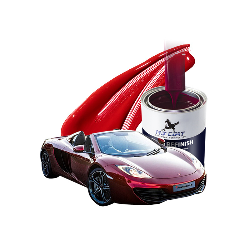 MJ Coat High Glossy Liquid Coating Bright Red Color anti yellow car paint