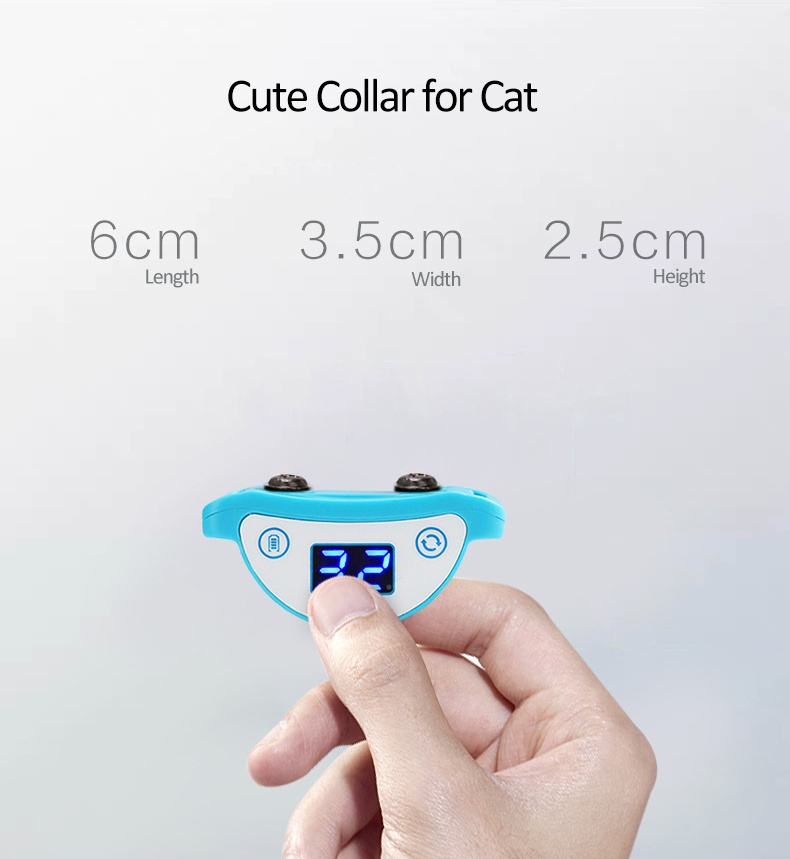 Wholesale Custom High Reliable Professional Humane Harmless Voice Activated Vibration No Shock Anti Bark No Bark Cat Collar