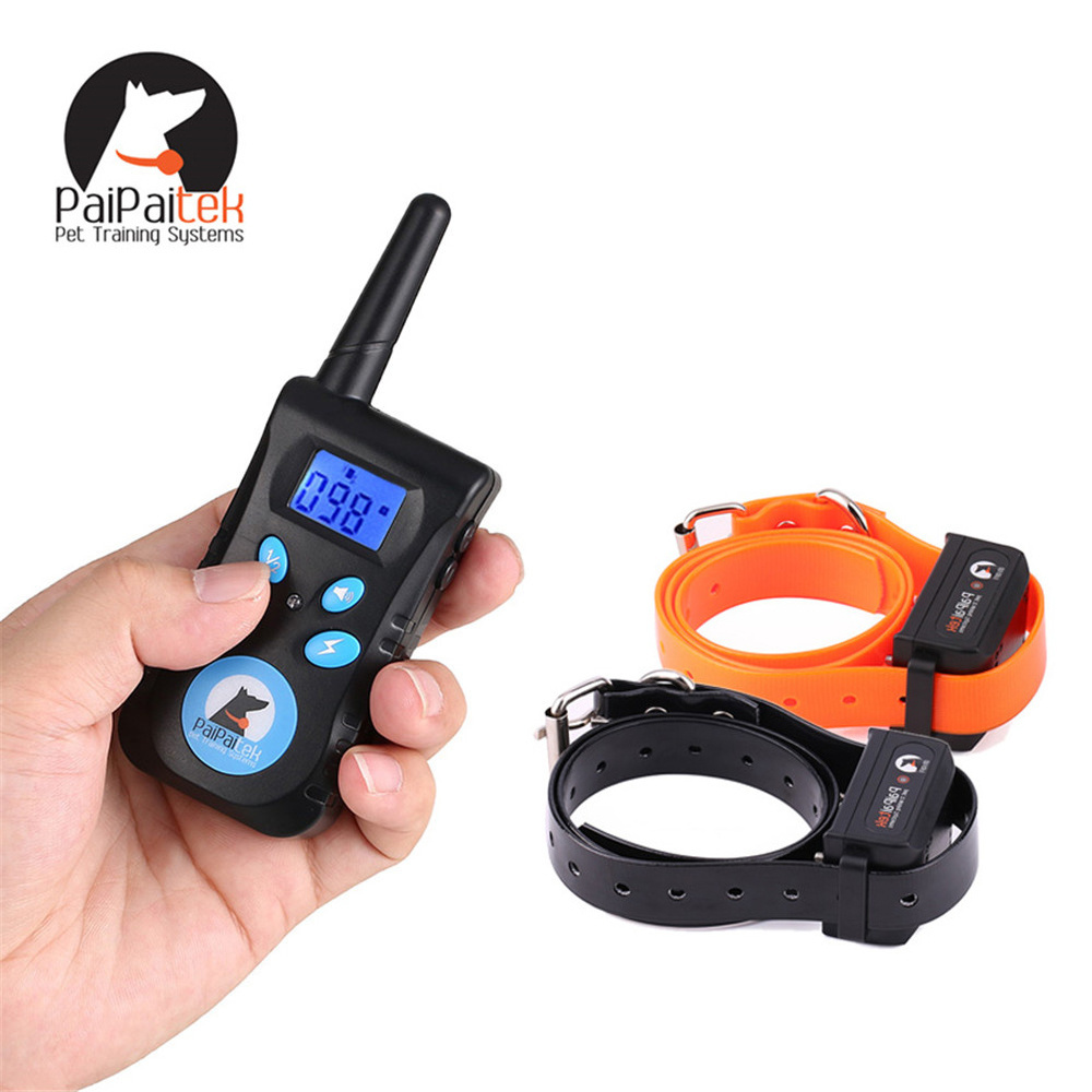 2020 Top selling slave Shock Bark Training Collar Remote pet Electronic Barking Stop Collar