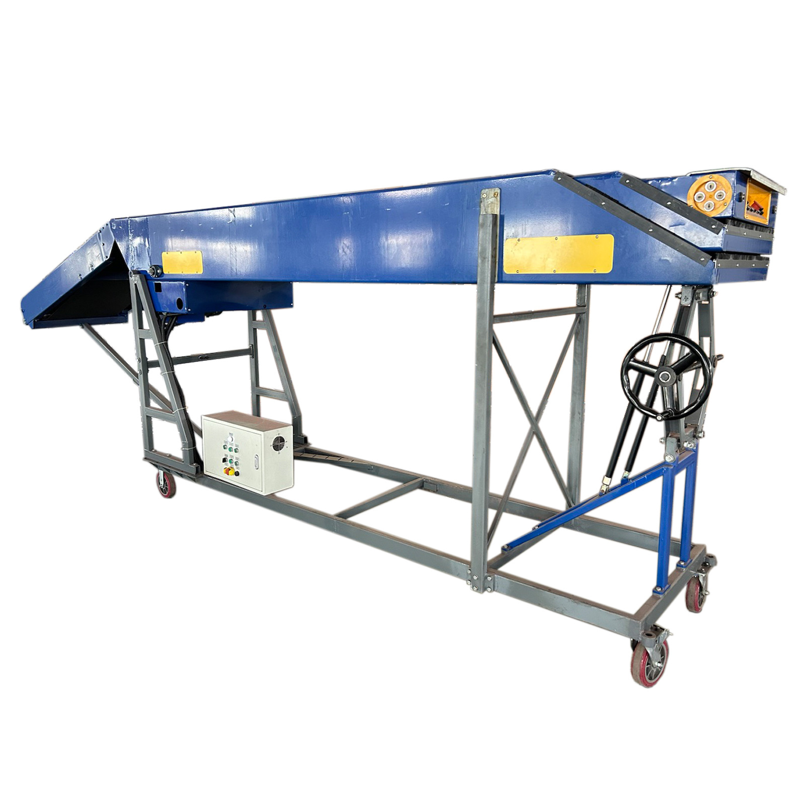 Dockless Truck Loader with Flexible Motorized Roller Conveyor for Loading