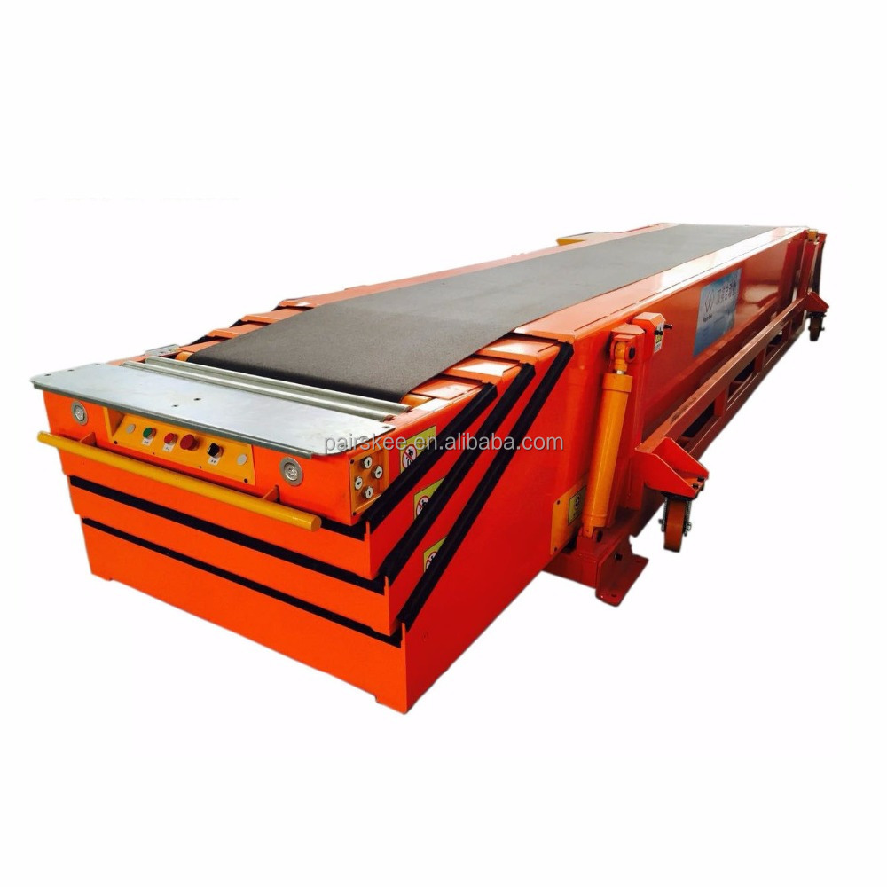 Shuangqi movable telescopic belt conveyor truck loading unloading conveyor