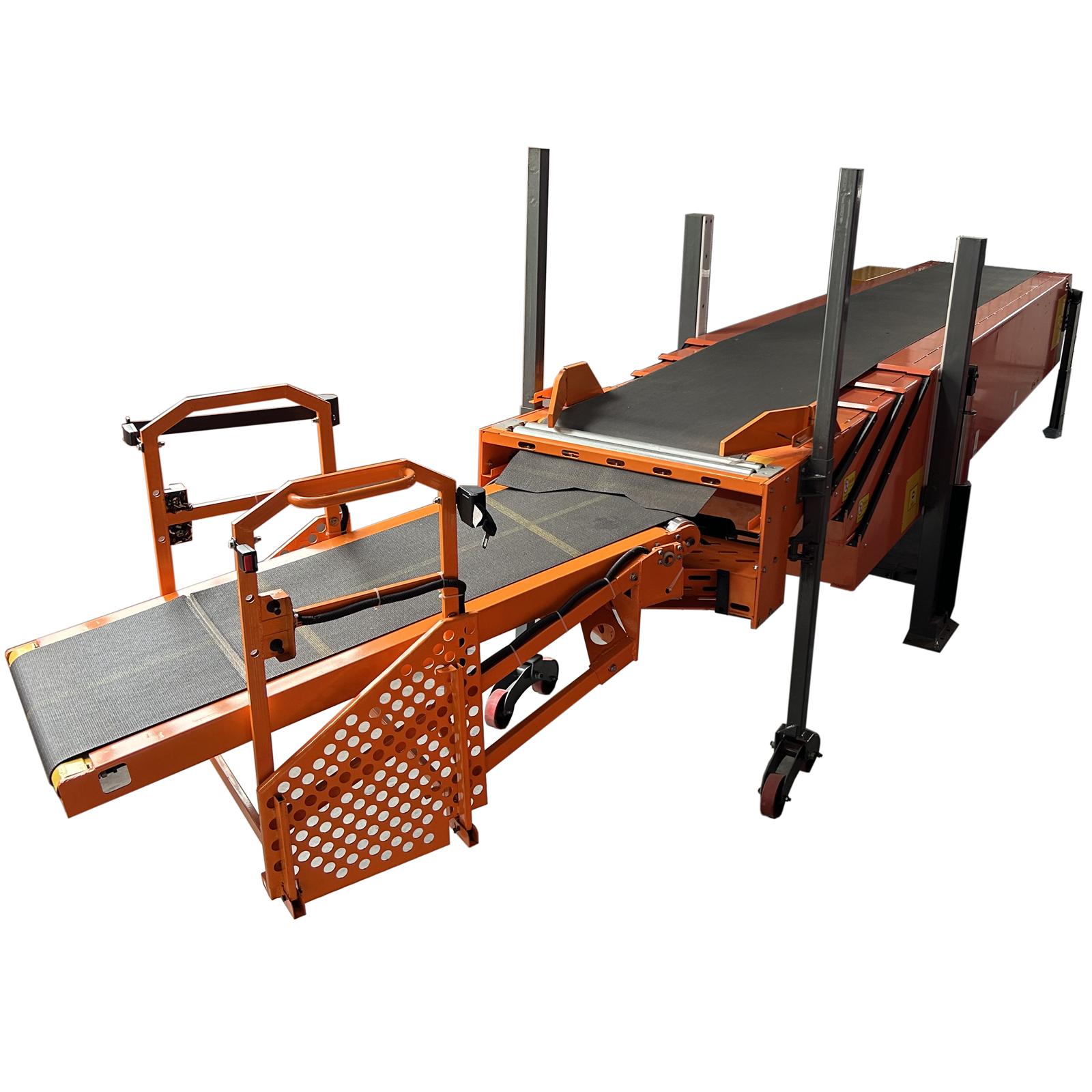 Cost Efficiency Truck Loading and Unloading Portable Telescopic Belt Conveyor Simple Operation with lifting system