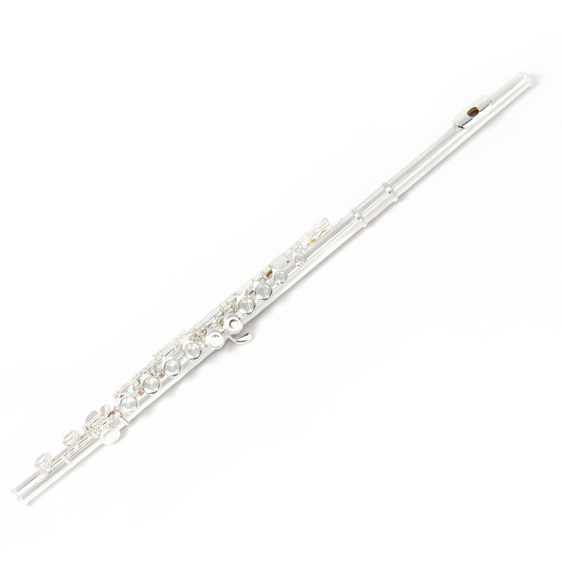 Wholesale Wind Instrument Cupronickel Body Silver Plated 16 Closed Holes C Tone Flute