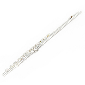 Wholesale Wind Instrument Cupronickel Body Silver Plated 16 Closed Holes C Tone Flute