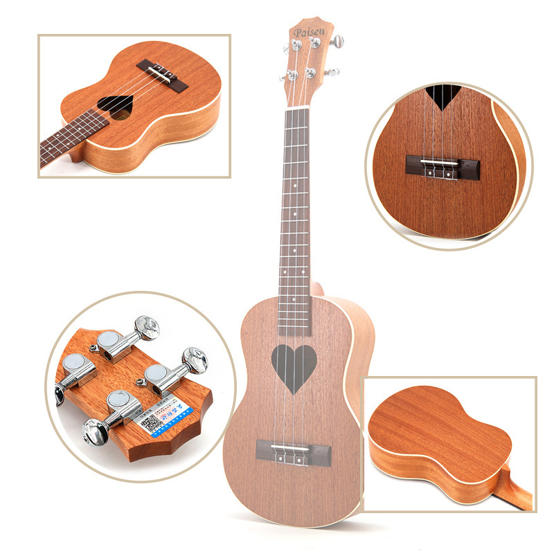 Chinese Musical Instrument 26 Inch Ukulele Tenor Ukulele Cheap Electric Guitar