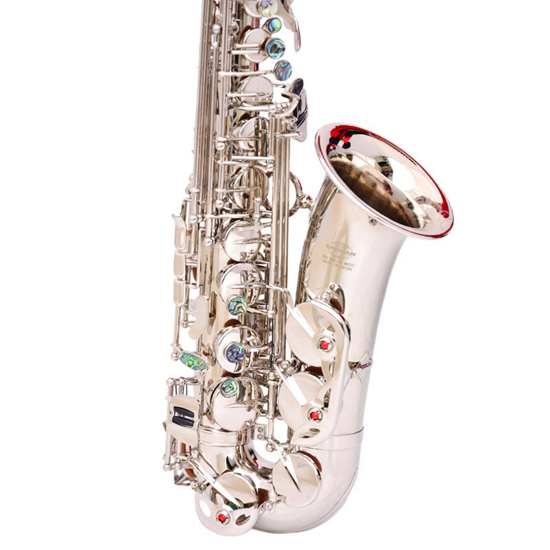 Professional Good Quality Sachs Chinese Sax Lacquer Gold Blue Saxophone Alto