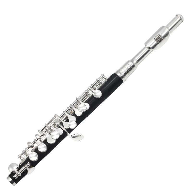 Wholesale Professional Wind Instrument Junior Professional Silver Plated C Tone Piccolo Flute