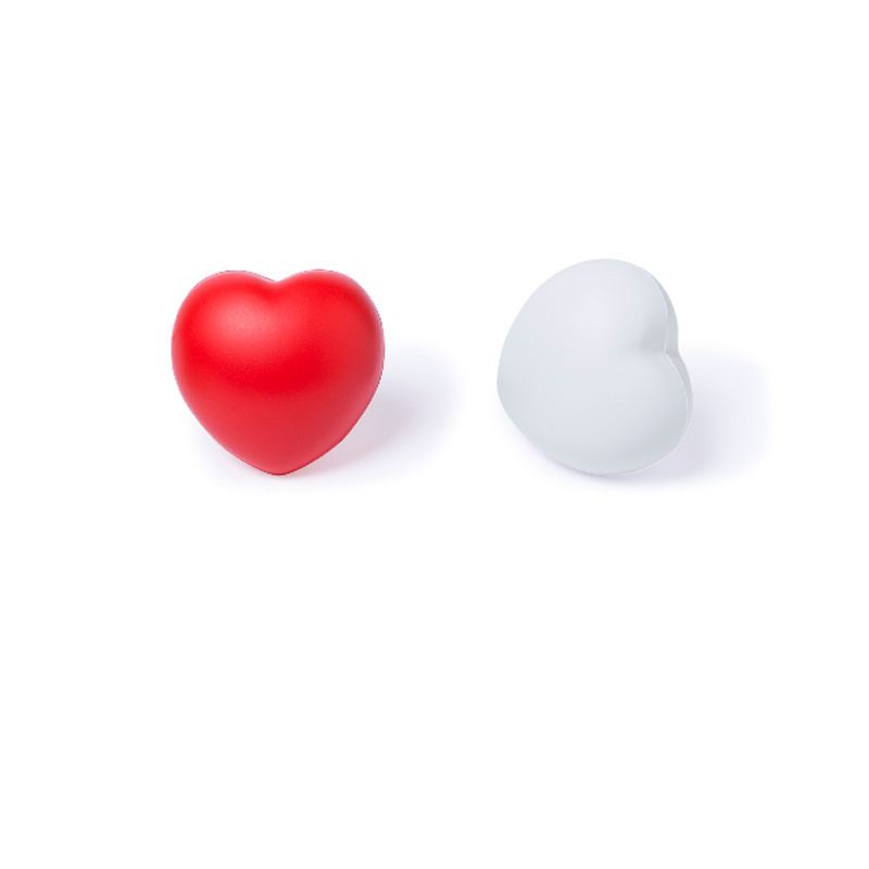 Heart Shape PU Squishy Stress Ball Hand Exercise Toy Balls for Adults