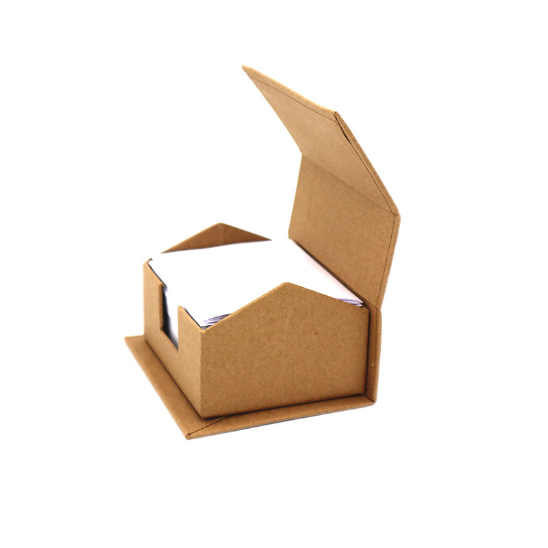 125 self-adhesive memo papers house cardboard memo pad note paper holder with 400 sheets blank paper