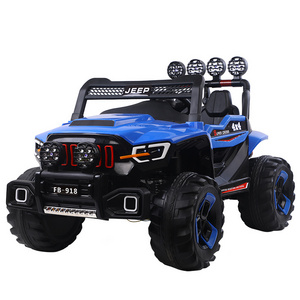 Children's electric car four-wheel remote control vehicle can sit on the child child charging off-road vehicle baby toy buggy