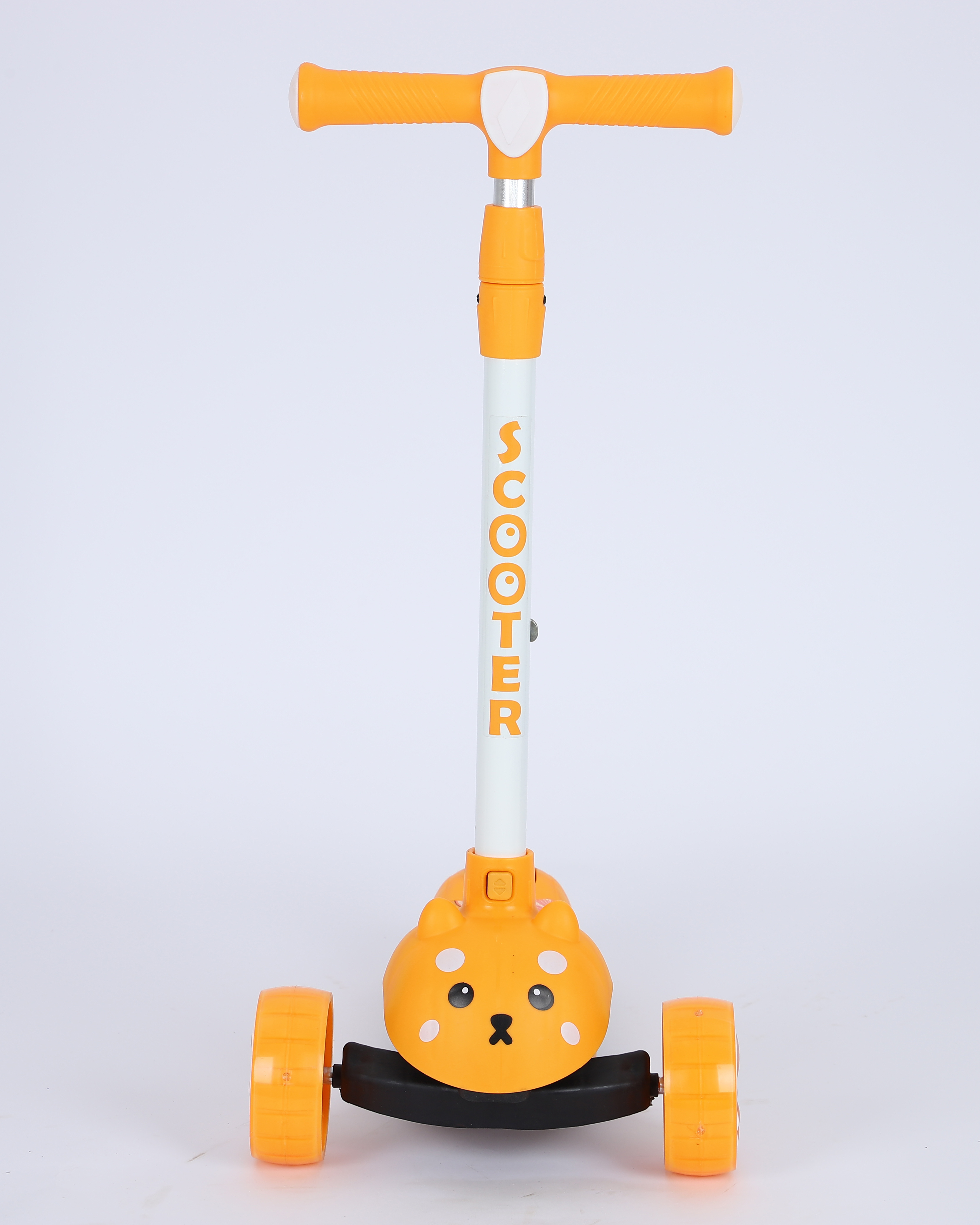 Extra-Wide Board Children's Scooter Adjustable Height Up 3 Wheels Kick Scooters For Kids Toddlers 3-6 Years Old