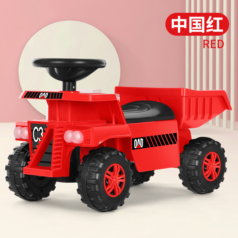 2024 Kids Ride On Dump Truck Kids Rc Ride On Car Construction Tractor with Bucket engineering car