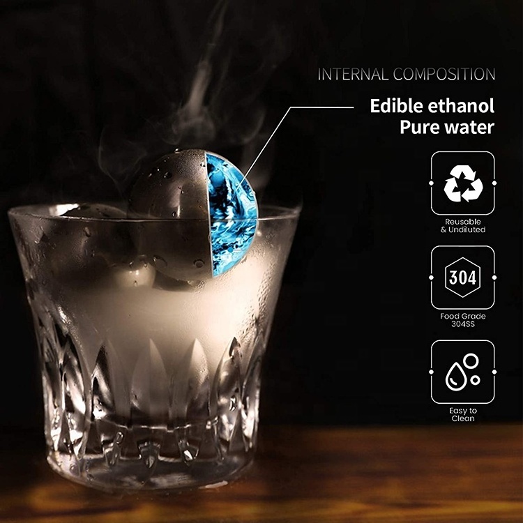 Hot Sale Stainless Steel 304  Metal Ice Cube ,Whiskey Stone