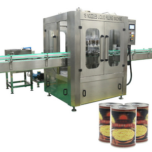 high speed easy opening lid tin can filling machine making equipment in china