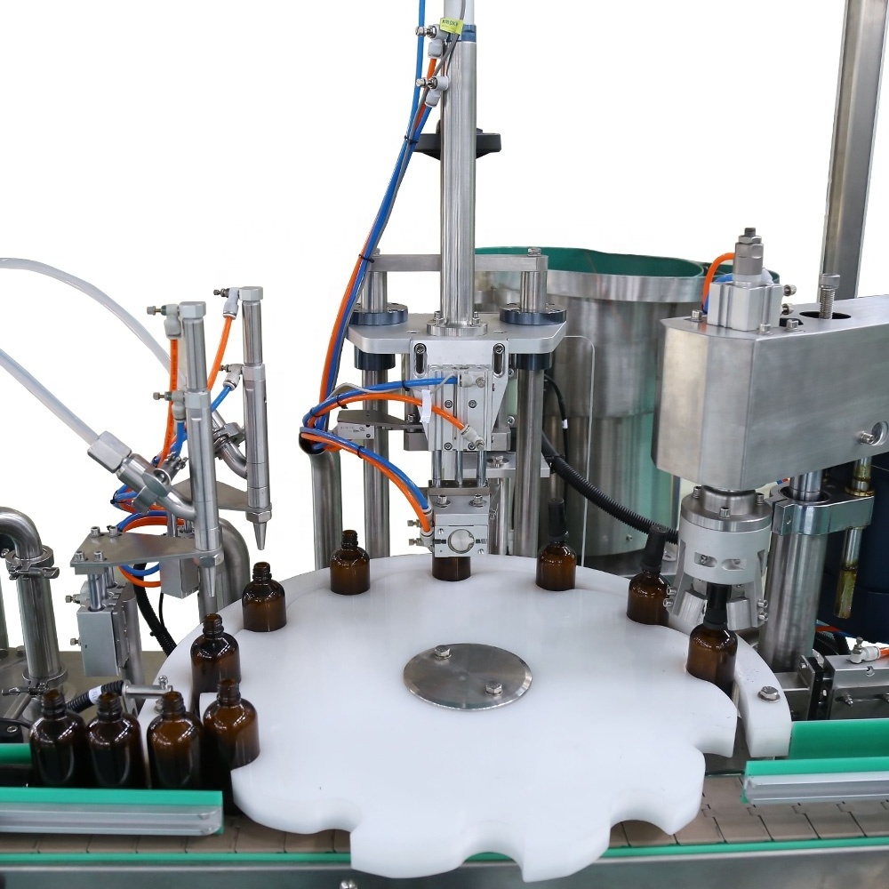 sales promotion small 50ml liquid repellent bottling machine automatic spray dispenser filling capping machine